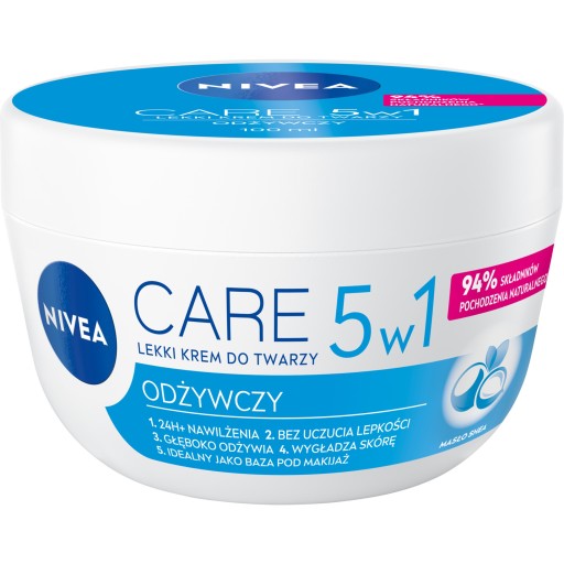NIVEA CARE hydratačný krém na tvár 5v1 100ml