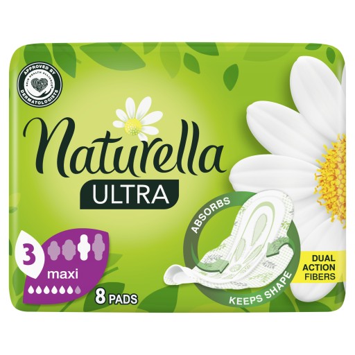 Naturella ultra maxi Camomile hygienické vložky 8 ks.