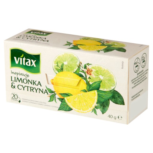 Vitax Čaj Limetka Citrón 20 tb insp.