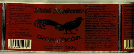 Zlatý Bažant paradajkový koncentrát 150g Aranyfacan