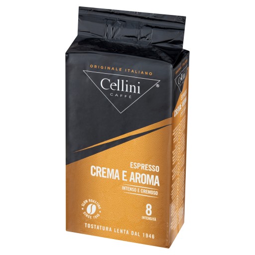 Káva CELLINI CREMA E AROMA 250g, mletá