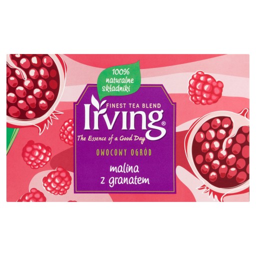 OVOCNÝ ČAJ MALINA A Granátové jablko Irving 20T
