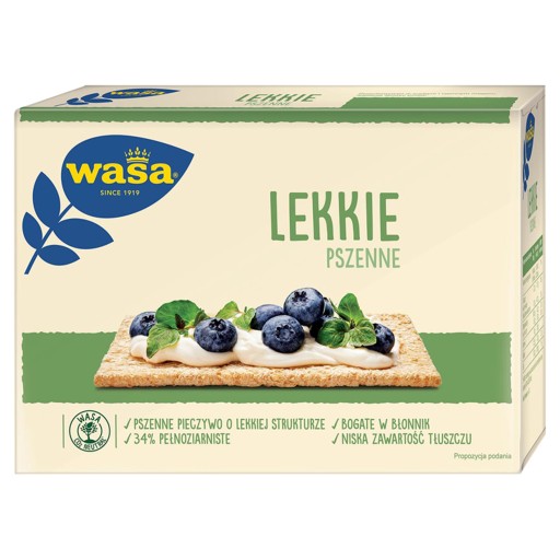 WASA PŠENIČNÝ CHLIEB ĽAHKÝ 140G
