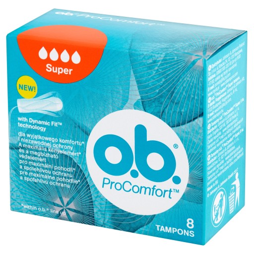 Johnson OB Tampón 8 ks ProComfort Super