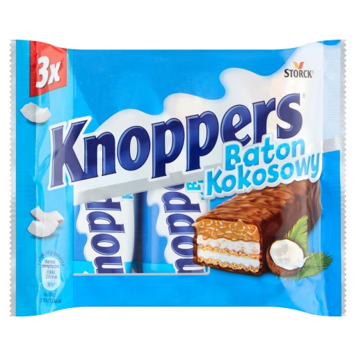 KNOPERS KOKOSOVÁ TYČINKA 3 X 40G