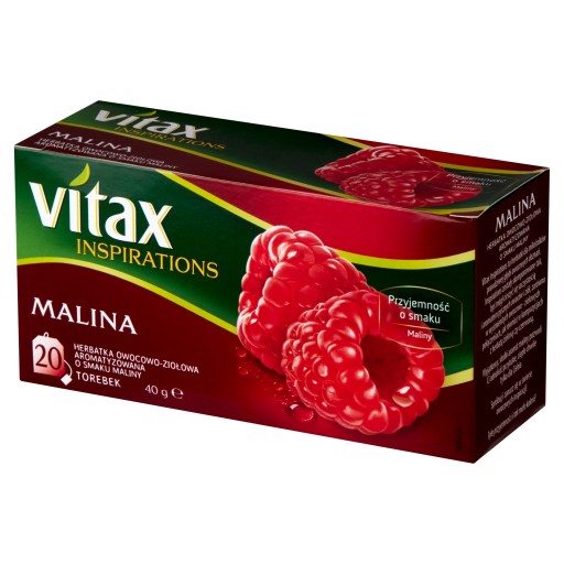 Malinový čaj Vitax - Jedinečná vôňa ovocných inšpirácií