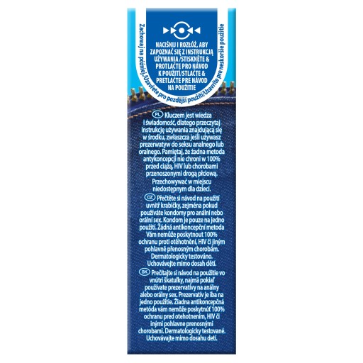 DUREX Classic Jeans 3 kondómy