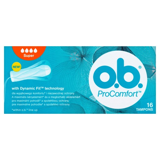 O.B. TAMPÓNY A'16 PRO COMFORT SUPER