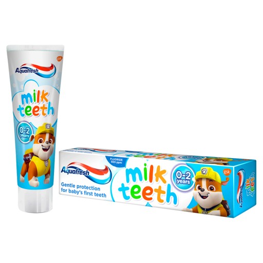 Zubná pasta Aquafresh Milk Teeth 0-2 roky 50 ml