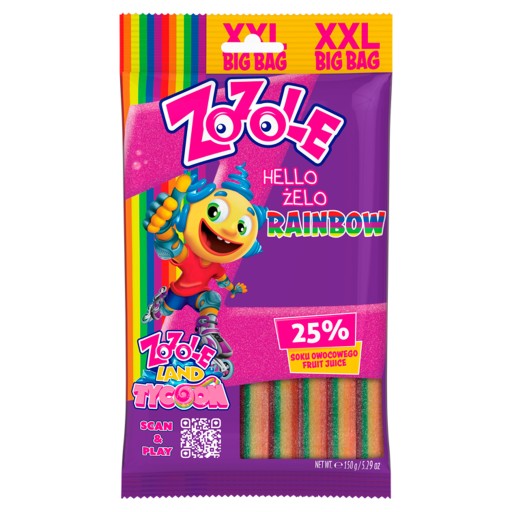 Zozole dúhové želé 150g
