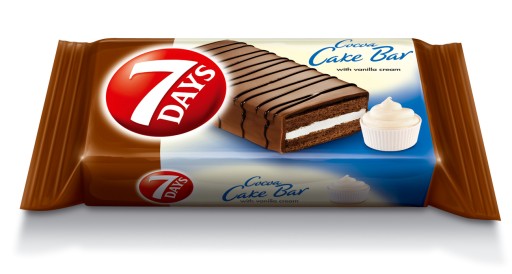 7 Days Cake Bar vanilková s čokoládovou polevou 32 g