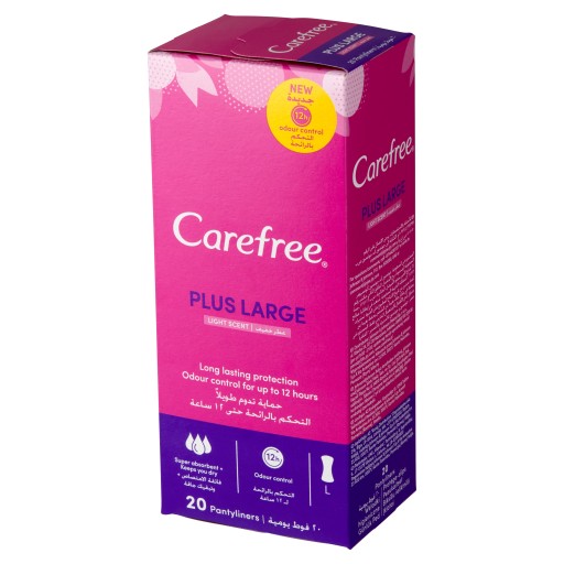 Carefree Plus Large slipové vložky 20 kusov