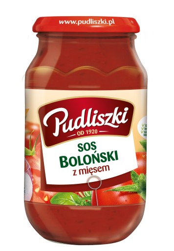 PUDLISZKI BOLOGNÉSKA OMÁČKA S MÄSOM 450G ..