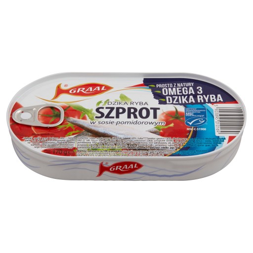 GRÁLOVÉ ŠPROTY V RAJKOVEJ Omáčke 170G