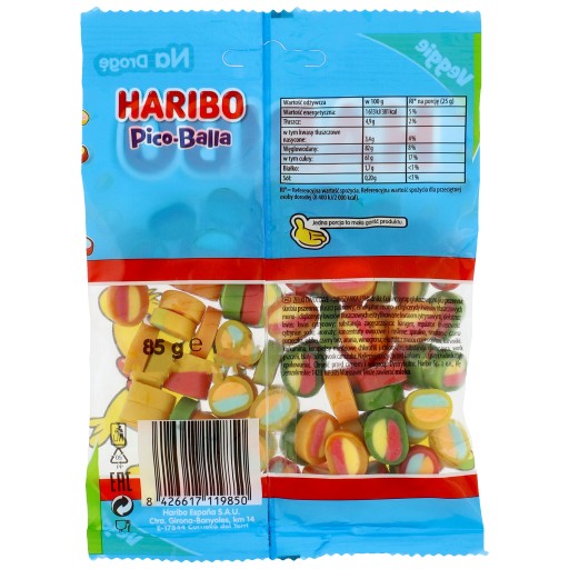 Haribo Pico Balla ovocné želé 85 g