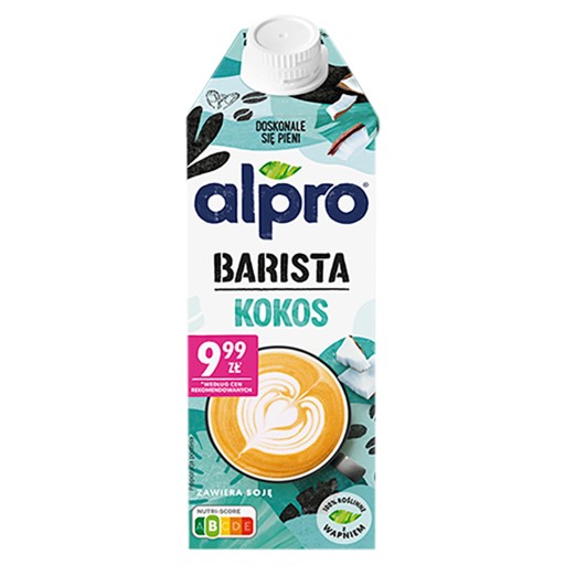 Alpro BARISTA KOKOSOVÝ Rastlinný nápoj pre baristov Bezlaktózový 0,75l