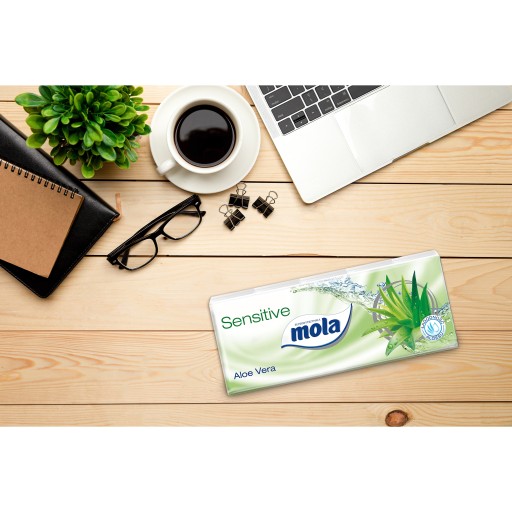 MOLA Sensitive Aloe Vera vreckovky 10 ks