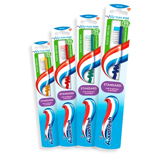AQUAFRESH ZUBNÁ KEFKA STREDNÁ / STREDNÁ