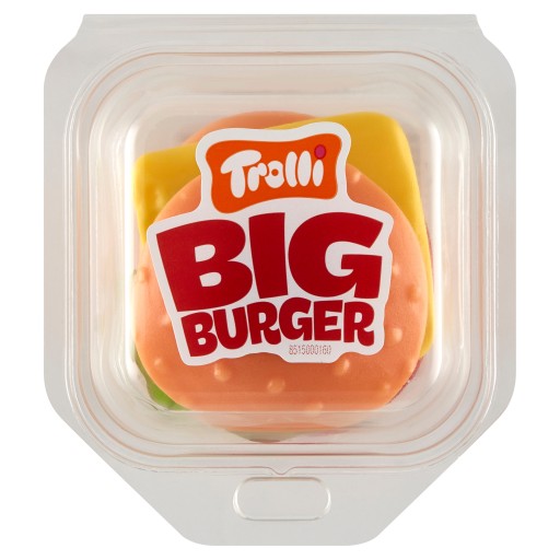 Želé fazuľky Trolli Burger s ovocnou príchuťou 50 g