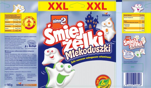 Nimm2 Śmiejżelki Mlekoduszki 165G