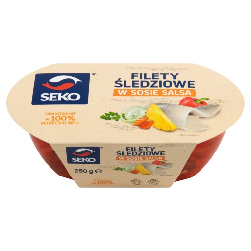 Filety zo sleďa v seko salsa omáčke 250g
