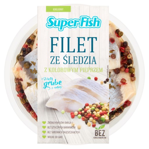 Superfish filety zo sleďa s farebným korením 200 g