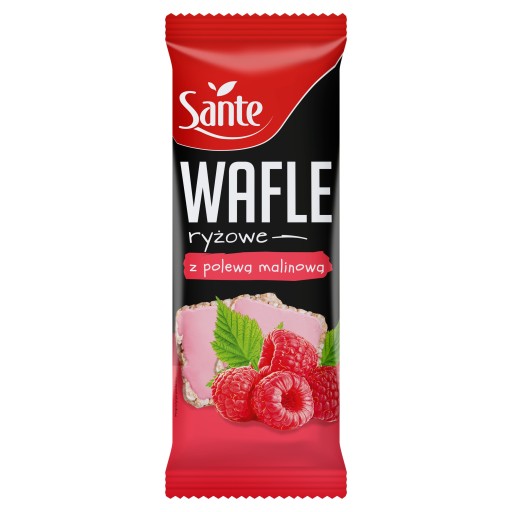 Sante Ryžové oblátky s malinovou polevou 66 g