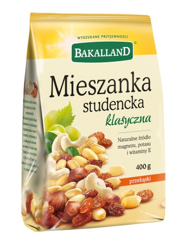 BAKALLAND ŠTUDENTSKÁ ZMES CLASSIC 400G
