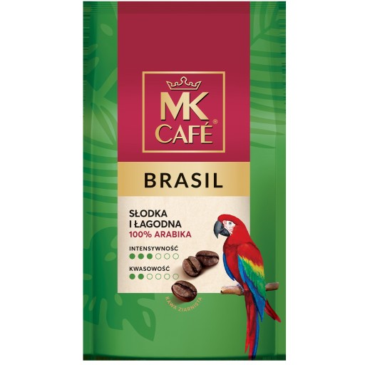 KÁVOVÉ ZRNKY MK CAFE BRASIL 400g STRAUSS