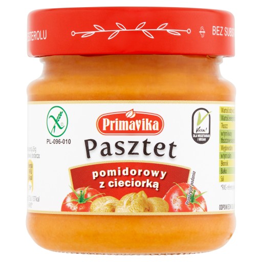 Paradajková paštéta s cícerom, bezlepková, 160 g