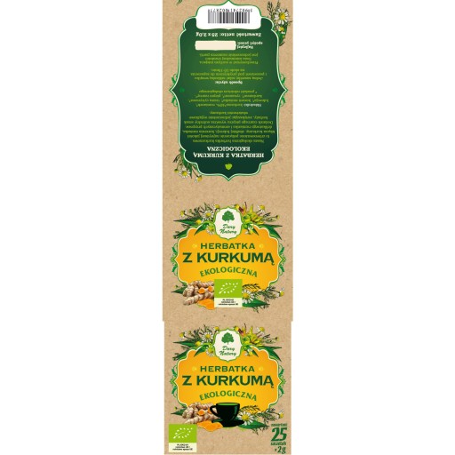 Bio čaj s kurkumou 25x2g - Dary Natury