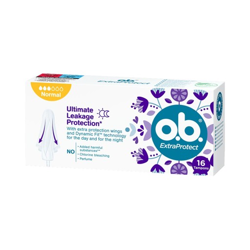 OB ExtraProtect Normálne tampóny 16 ks.