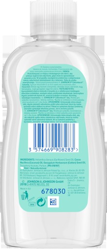 JOHNSON'S Baby Cotton Touch olivový olej pre deti od 1 dňa veku 200ml