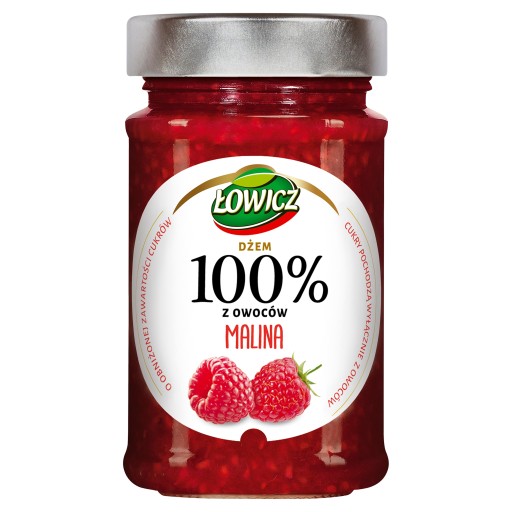 Łow.Dżem červená malina porz.210g