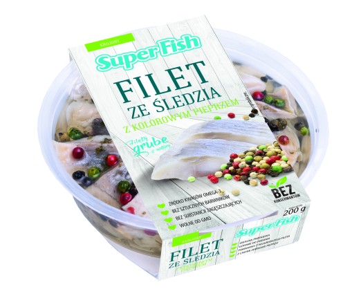 Superfish filety zo sleďa s farebným korením 200 g