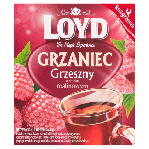 Loyd Sinful varený čaj s príchuťou maliny 30 g (10 x 3 g)