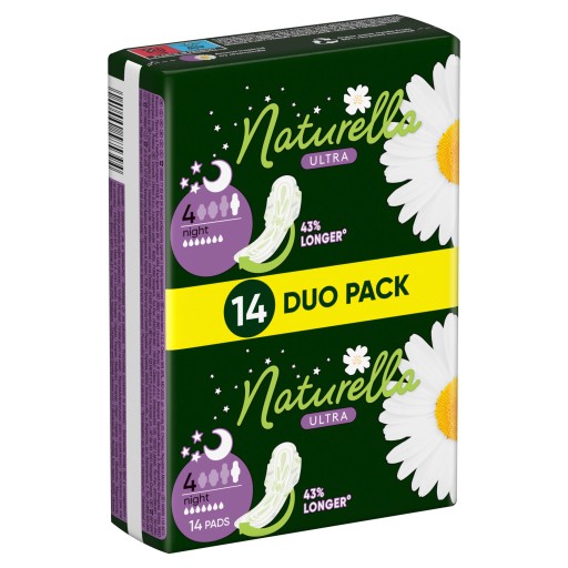NATURELLA Ultra Night Hygienické vložky s krídelkami 14 ks.