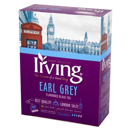 IRVING EARL GREY expresný čierny čaj 100 vrecúšok
