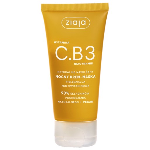 ZIAJA VITAMÍN C.B3 NOČNÁ KRÉMOVÁ-MASKA 50ML