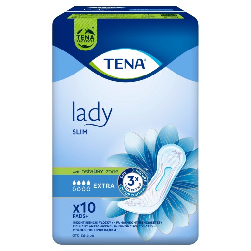 TENA Lady Slim Extra hygienické vložky 10 kusov