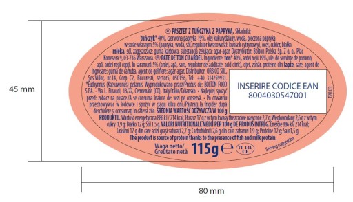 Rm.Paštéta z tuniaka pap.115g