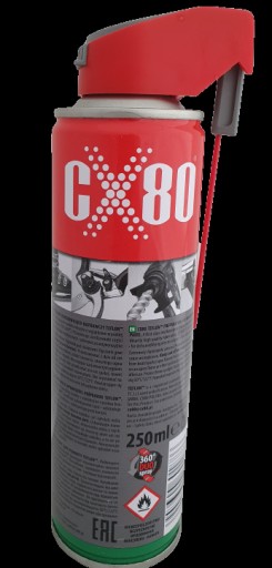 CX80 TEFLON DUO SPRAY Prostriedok na údržbu, opravy a proti priľnavosti 250 ml