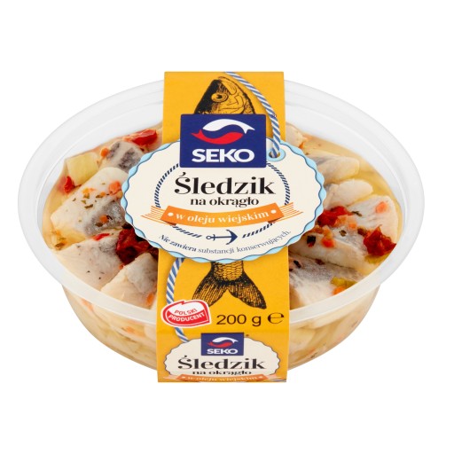 Sleď okrúhly v seko country oleji 200g