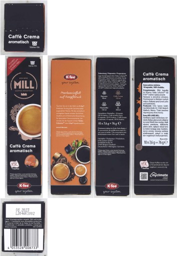 MILL kapsuly pre CAFISSIMO* Caffe Crema Aromatisch