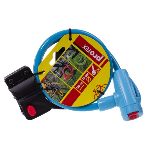 BEZPEČNÝ ZÁMEK ZÁBAVNÉHO BICYKLA 100 CM/10 MM ZÁMEK
