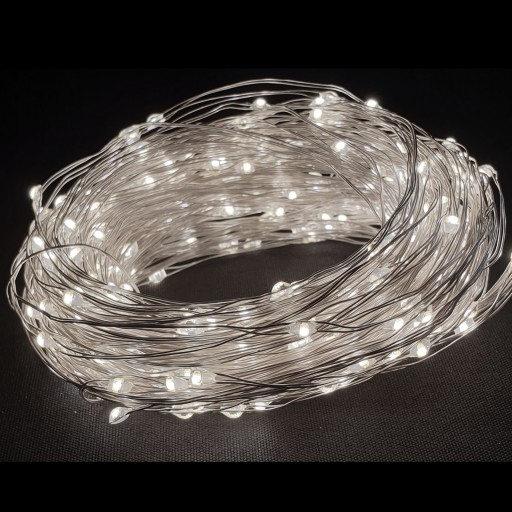SVETLÁ NA VIANOČNÝ STROMČEK 100 LED BIELE, MIKRO LED SVIETIDLÁ NA VIANOČNÝ STROMČEK VIANOČNÝ STROMČEK