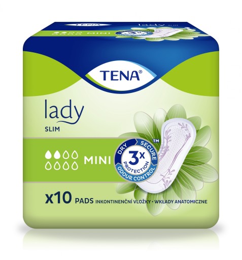 TENA Lady Slim Mini hygienické vložky 10 ks