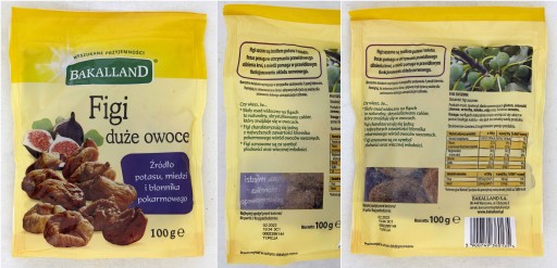 BAKALLAND SELECTION Veľké celé sušené figy 100 g
