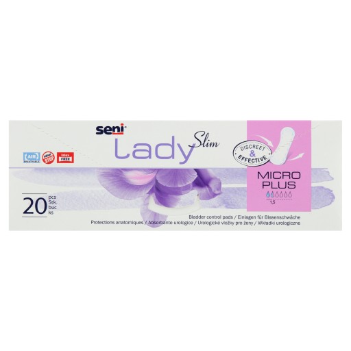 Urologické vložky Seni Lady Slim Micro Plus 20 kusov