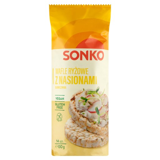 Sonko Ryžové oblátky so slnečnicovými semienkami 130 g